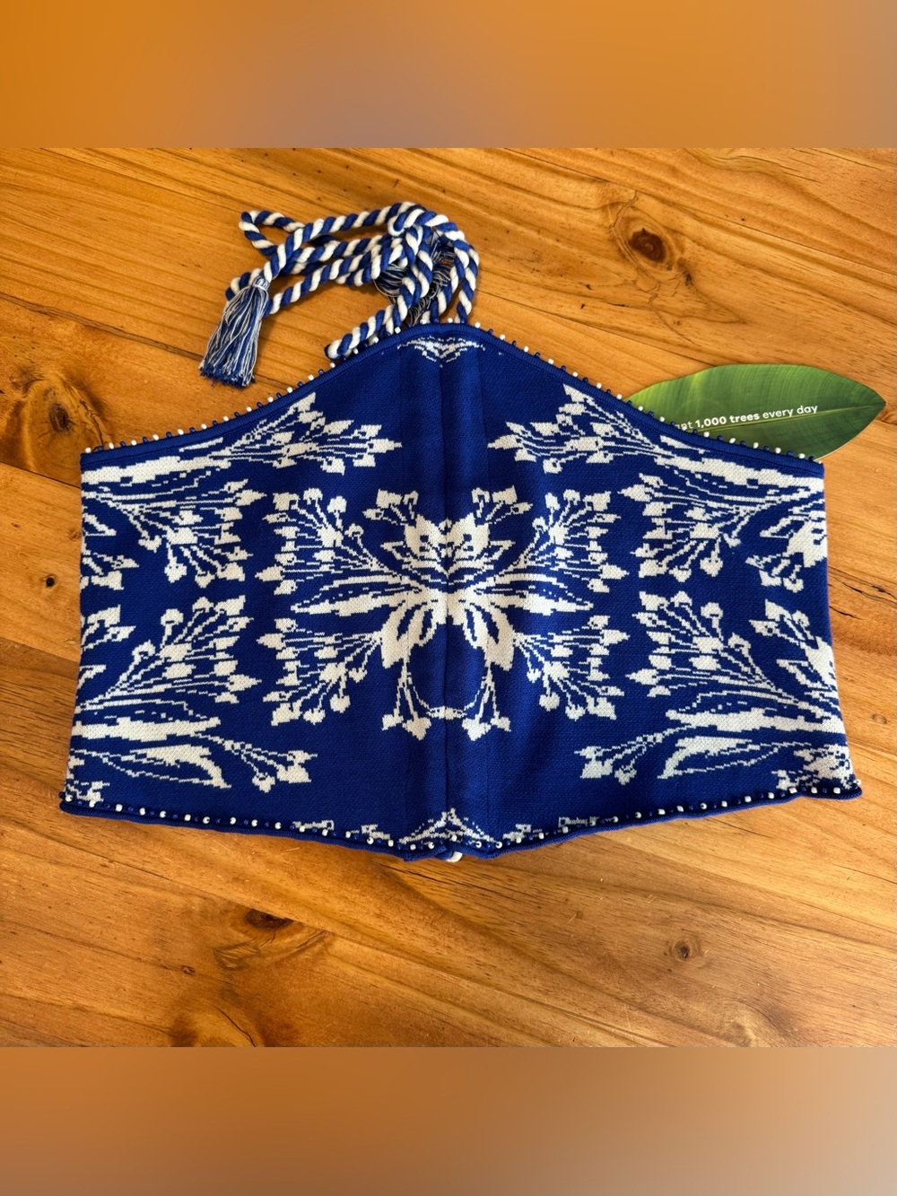 FARM Rio Delicate Tapestry Knit Top XL